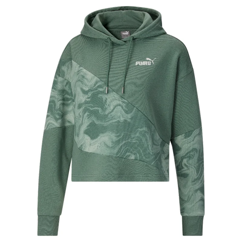 PUMA Women's POWER Marbleised Hoodie