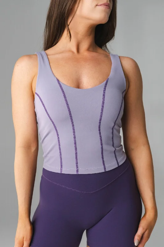 Cloud II™ Corset Tank - Ashberry Contrast