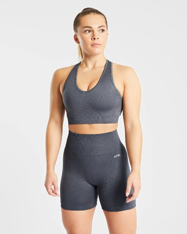 Balance V2 Seamless Sports Bra - Castlerock Grey