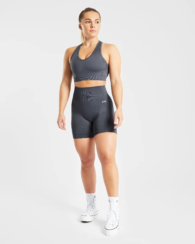 Balance V2 Seamless Sports Bra - Castlerock Grey