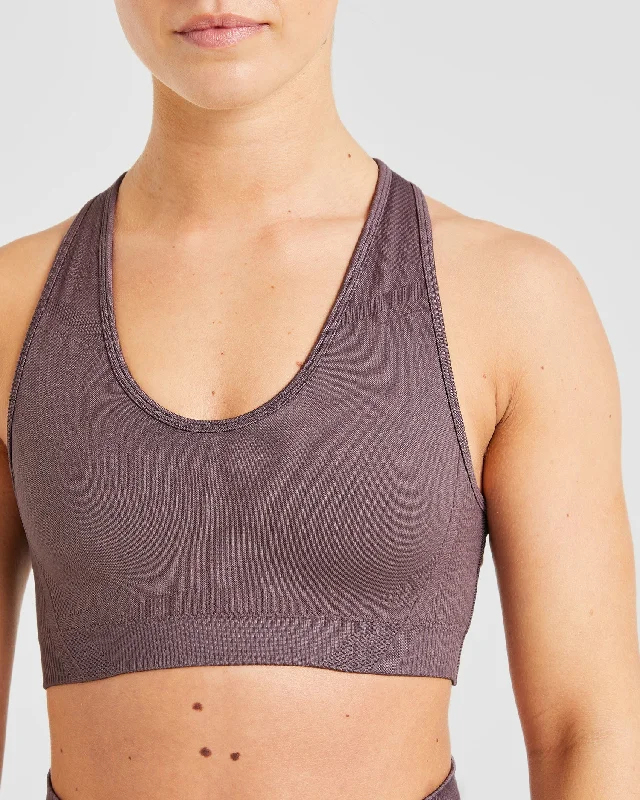 Balance V3 Seamless Sports Bra - Coffee Bean