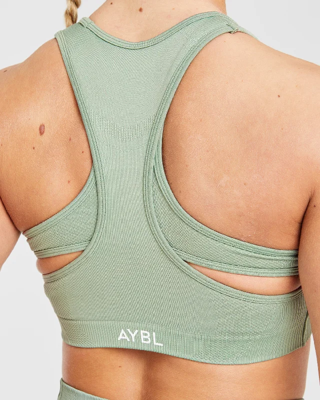 Balance V3 Seamless Sports Bra - Grove Green