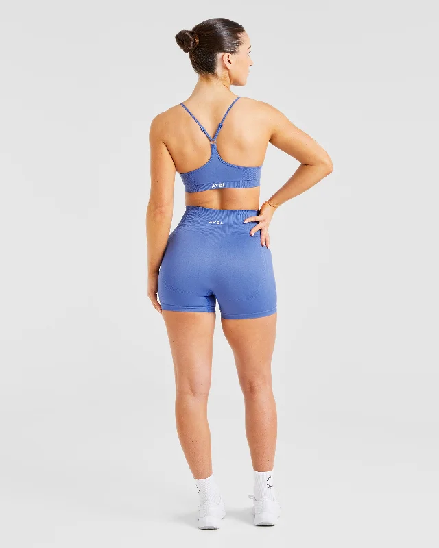 Balance V3 Seamless Strappy Sports Bra - Bright Cobalt