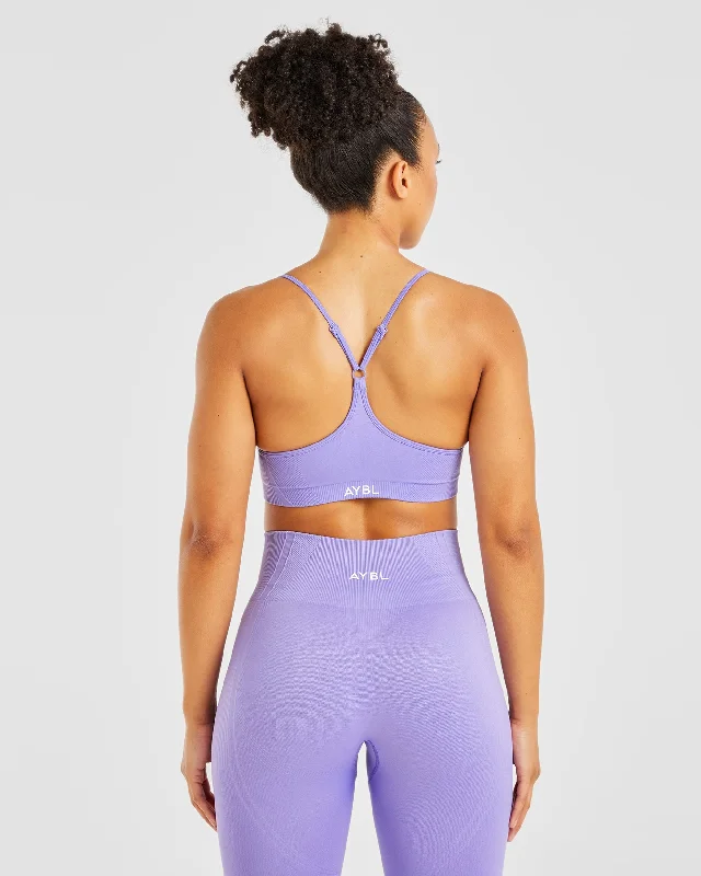 Balance V3 Seamless Strappy Sports Bra - Lavender Purple