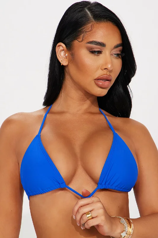 Maui Mix And Match Triangle Bikini Top - Royal