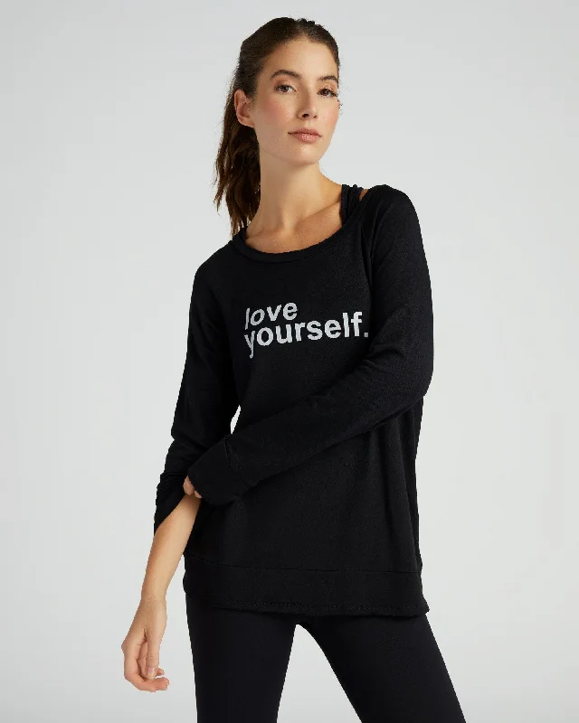 Love Yourself  Mid Length Long Sleeve