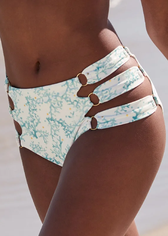 Strappy high-waist bottom - Lagoon Life