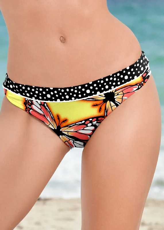 Mid-rise bikini bottom - Miss Monarch