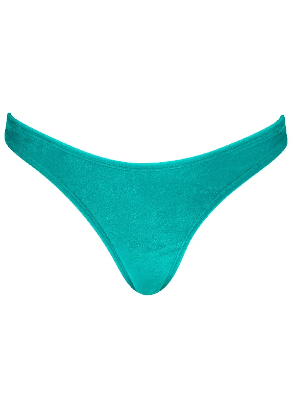 Velvet high leg swim bottom - Teal