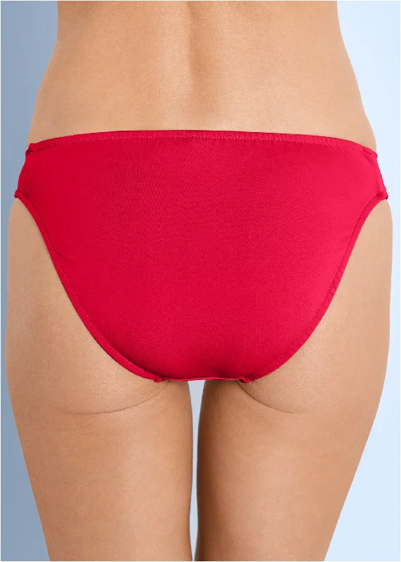 Goddess low-rise bottom - Red Hot